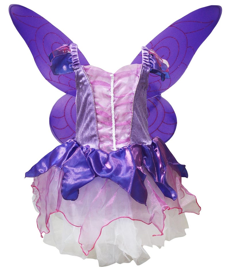 Petitebella Fairy Costume Dress 1-10y (Purple, 6-8 Years) - Image 5